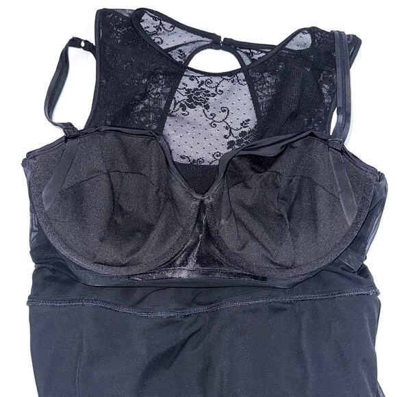 Torrid Black Lace Push-Up One Piece Swimsuit Size 3X - Picture 11 of 16